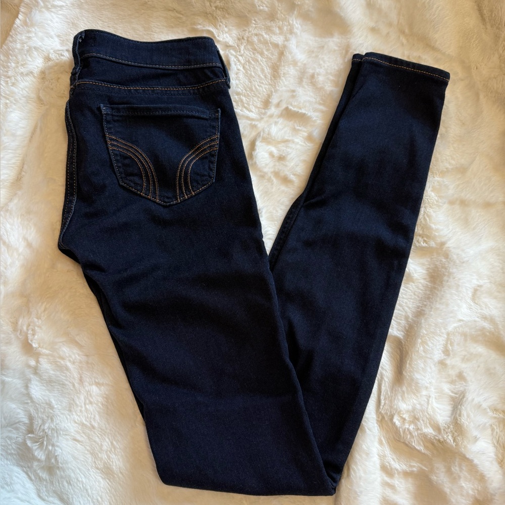 Hollister Navy Jeggings 0L